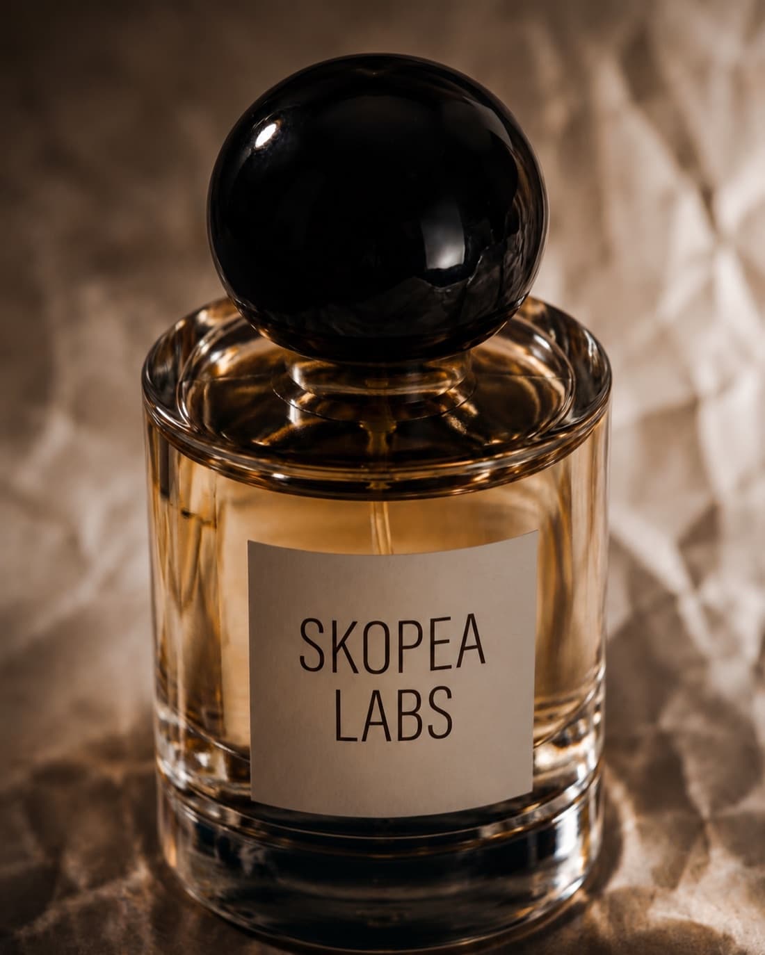 Parfém Skopea Labs s černým uzávěrem